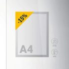 Duraframe Sun A4 infókeret EZÜST /48411/