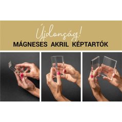 Mágneses akril képtartó