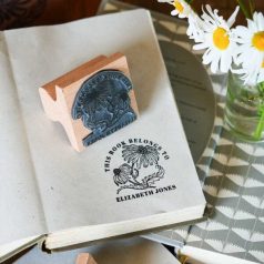 Ex Libris egyedi pecsét fa nyéllel